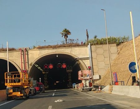 Scheduled road closures on the AP-7 of the Pilar de la Horadada tunnel