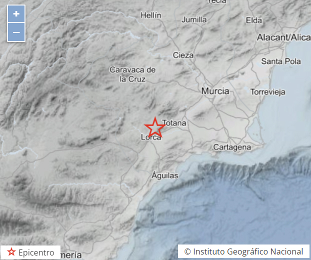 Lorca – Christmas Day earthquake