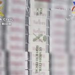 Nearly 100 packs of cigarettes seized at the entrances to the port of Cartagena