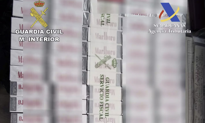 Nearly 100 packs of cigarettes seized at the entrances to the port of Cartagena