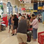 Arrested for stealing full shopping trolleys from supermarkets